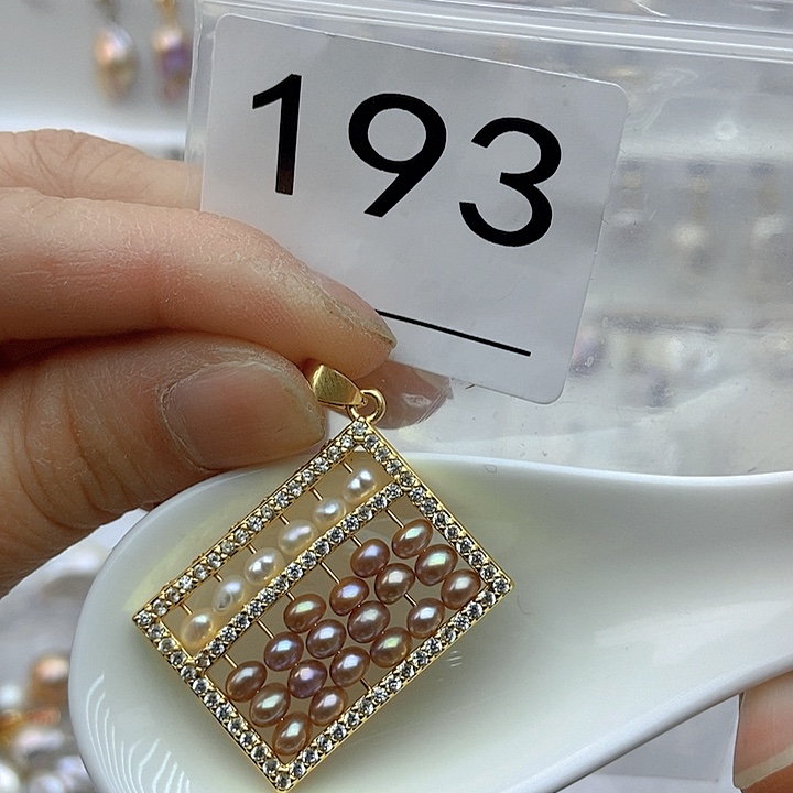 淡水珍珠颈饰银S925镶嵌