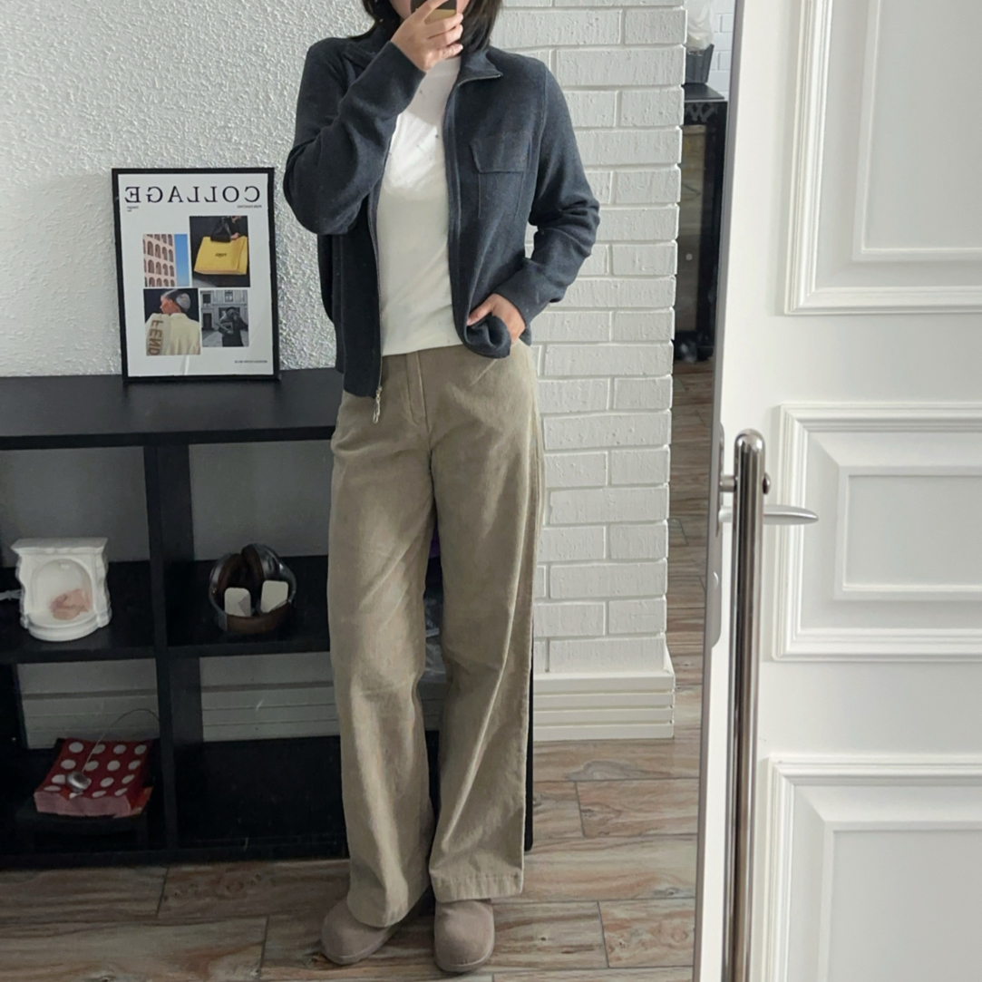 【美含推荐】泡菜系列复古条绒船长裤