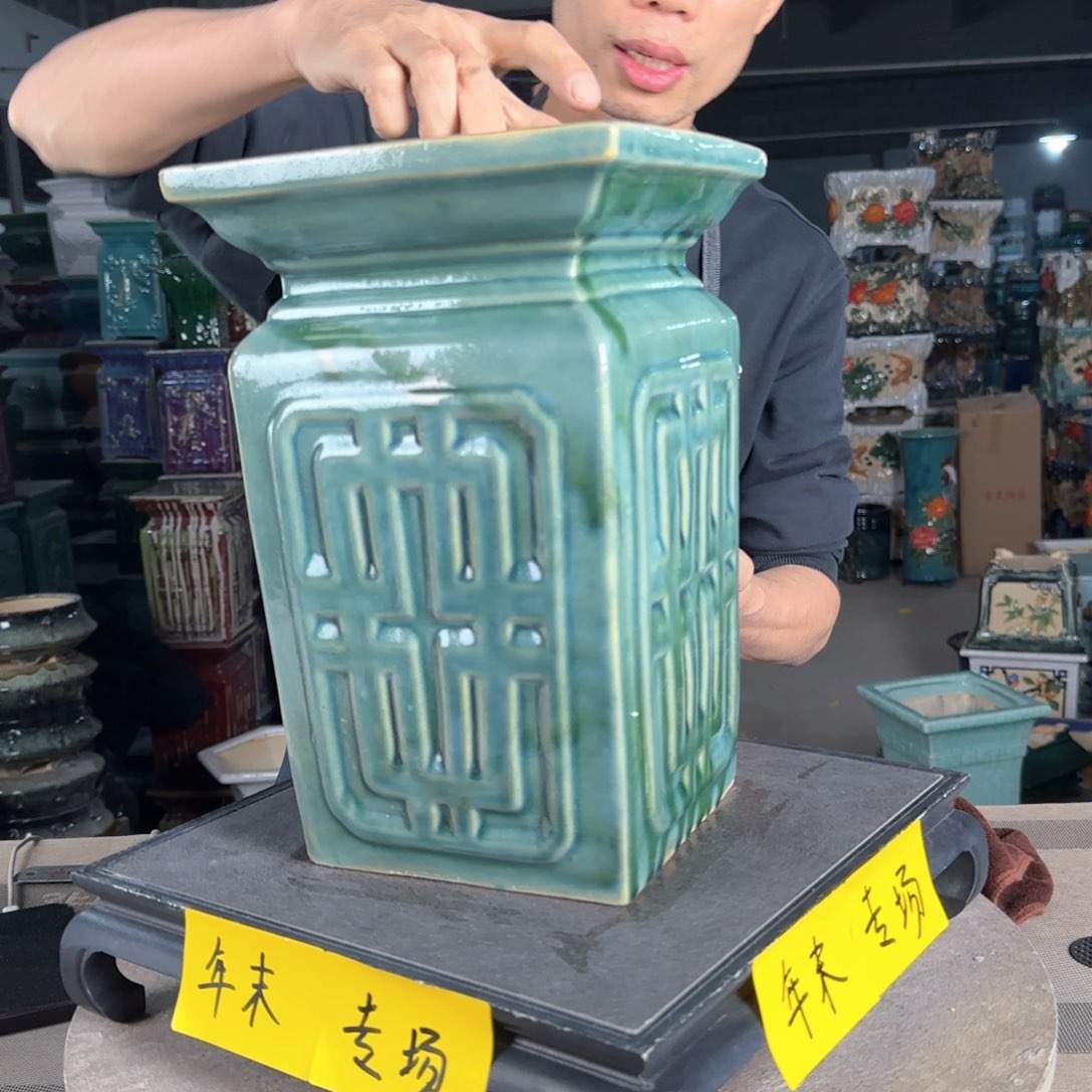 一风堂石湾花盆。微瑕