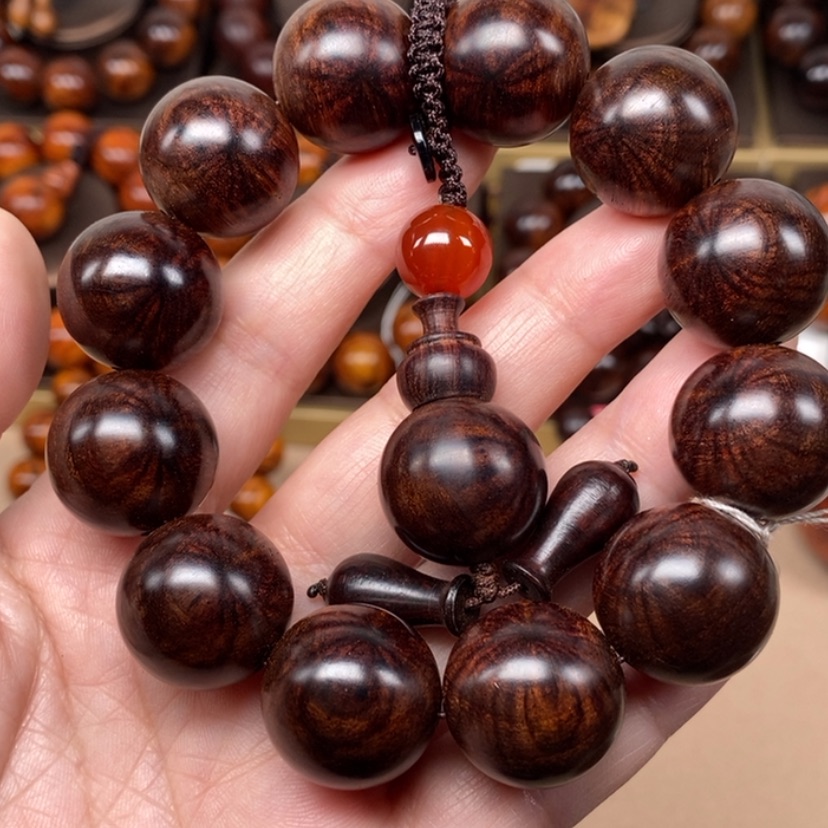 【闪购商品】黄花梨/降香黄檀手串/手链王*海南黄花梨蜘蛛