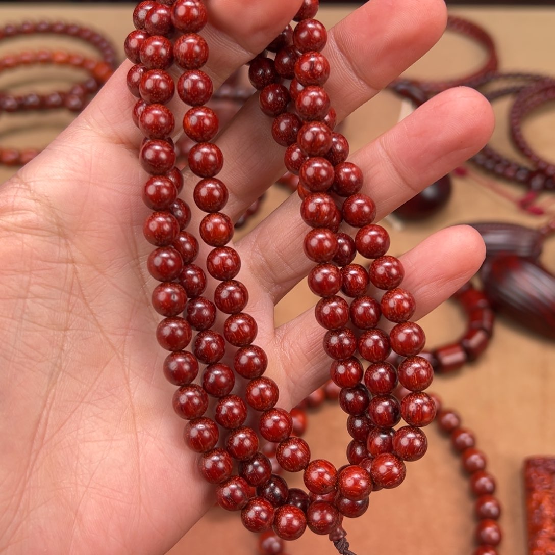 檀香紫檀（小叶紫檀）手串/手链8x108，318款