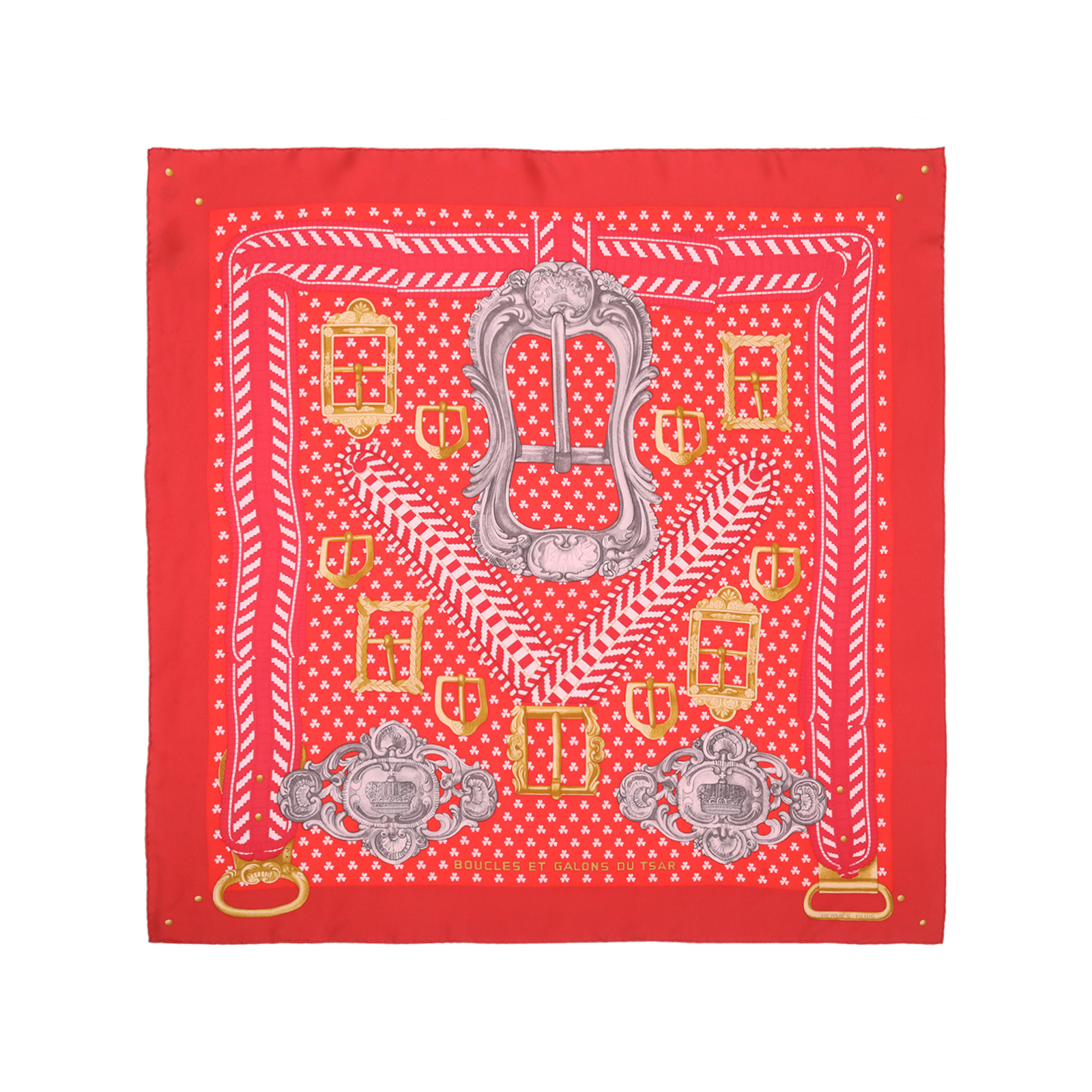 99新 Hermes/爱马仕 【小花念念】丝巾 印花 90*90 印花 桑蚕丝