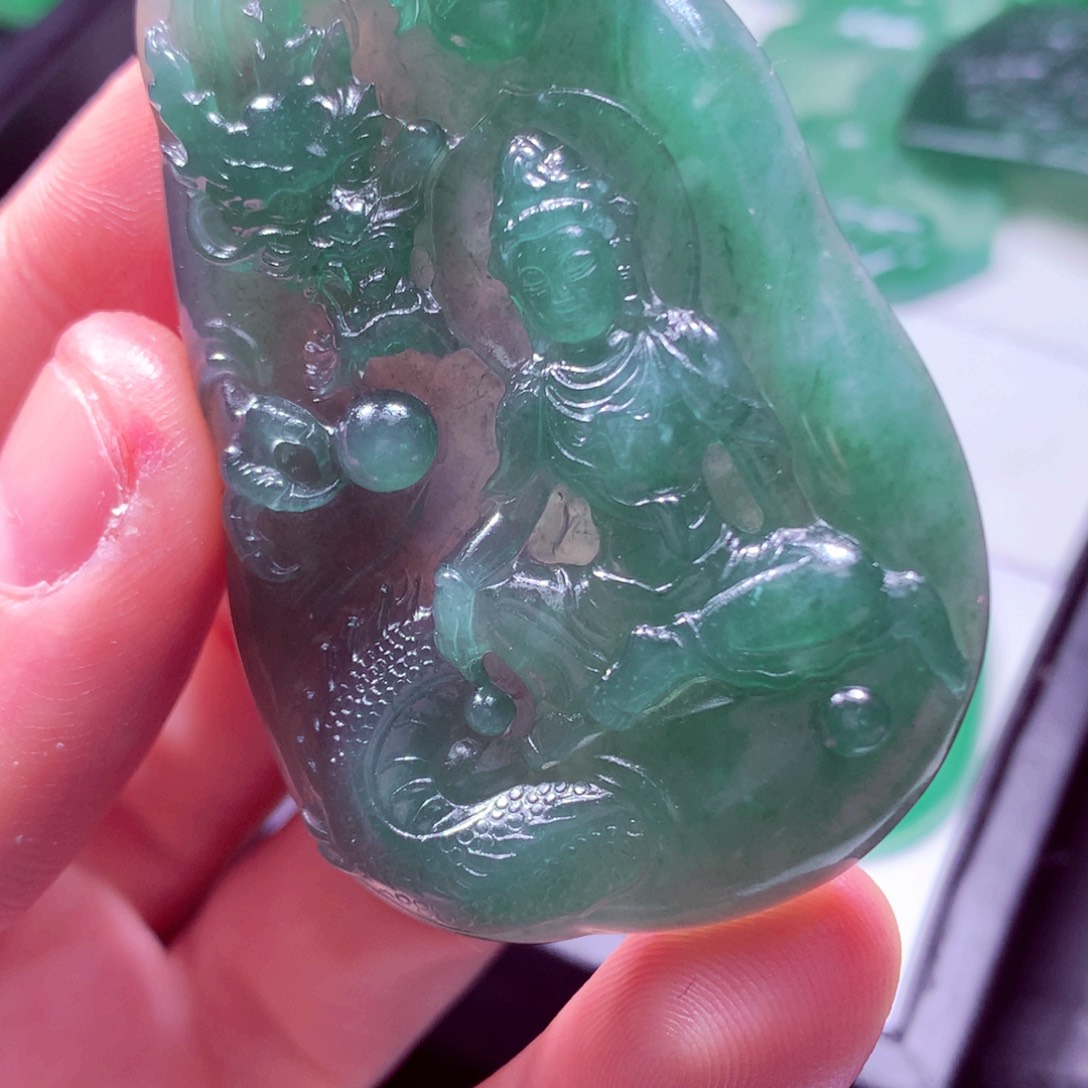 有***良定制翡翠未镶嵌天然翡翠A货 官方基地发货