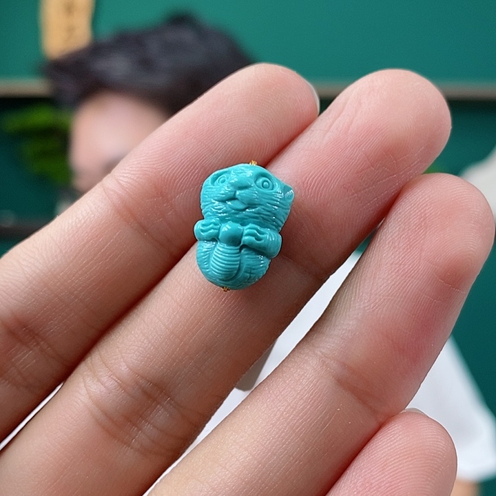 未镶嵌绿松石珠宝奇石