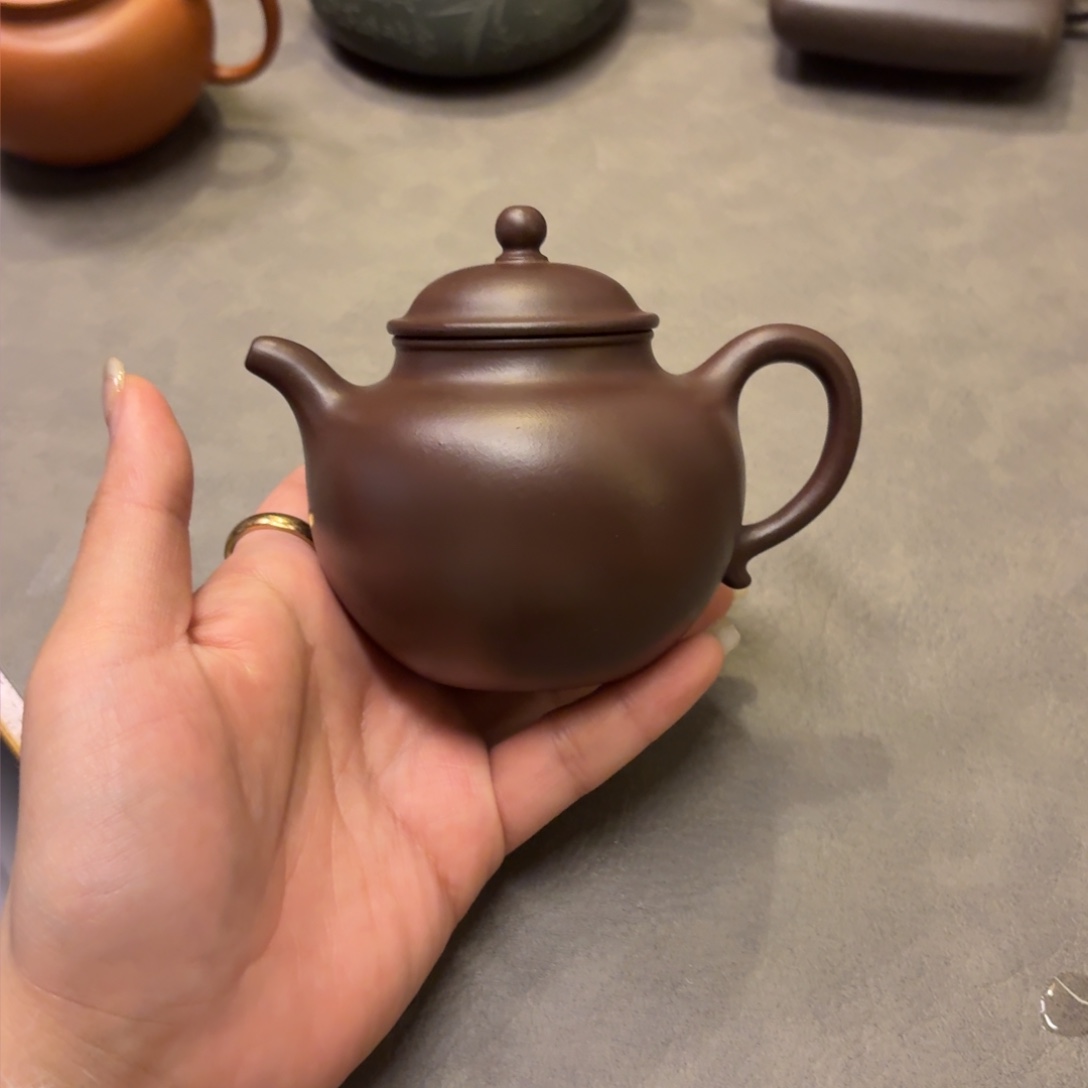 紫砂茶壶撸****茶紫砂壶秋水
