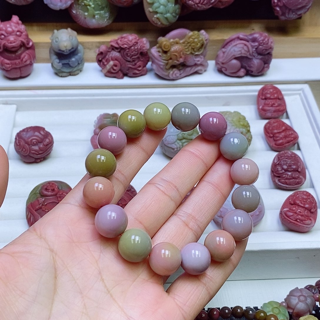 玛瑙/玉髓盐源玛瑙手串未镶嵌