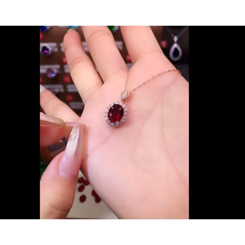 高定 缅甸抹谷红宝石 经典吊坠 01105