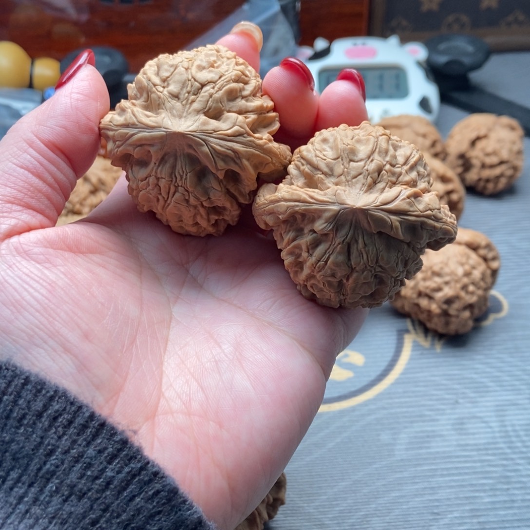 彩***晶吊坠文玩核桃核桃