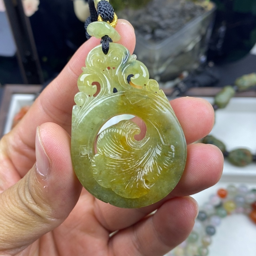 未镶嵌挂件翡翠挂件