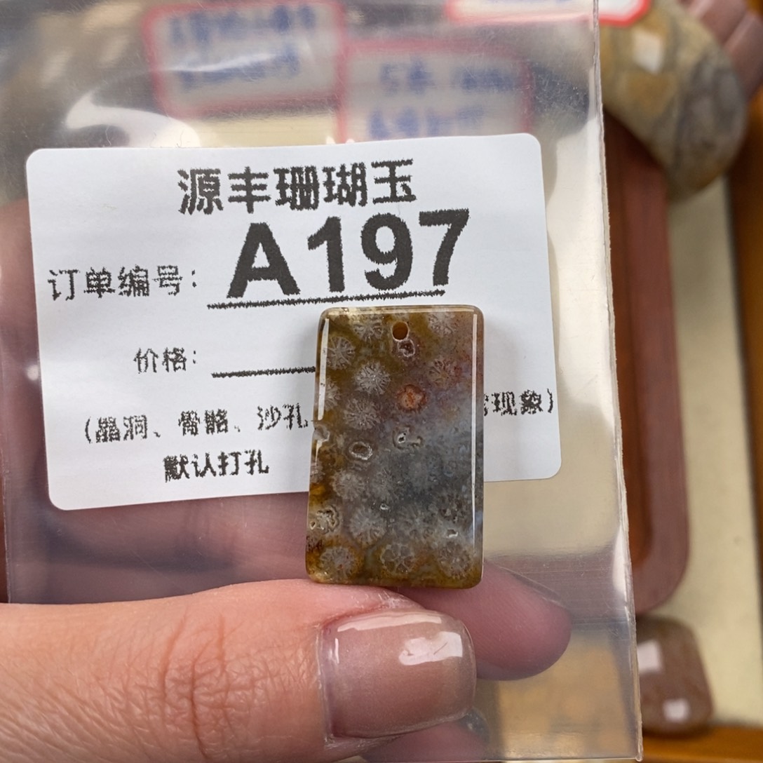 硅化玉颈饰未镶嵌阳***咯