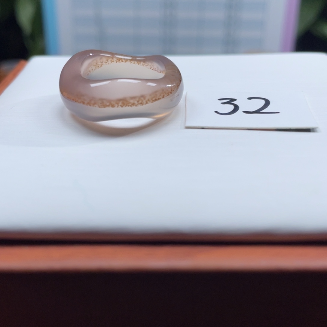 玛瑙/玉髓未镶嵌戒指Z17港14