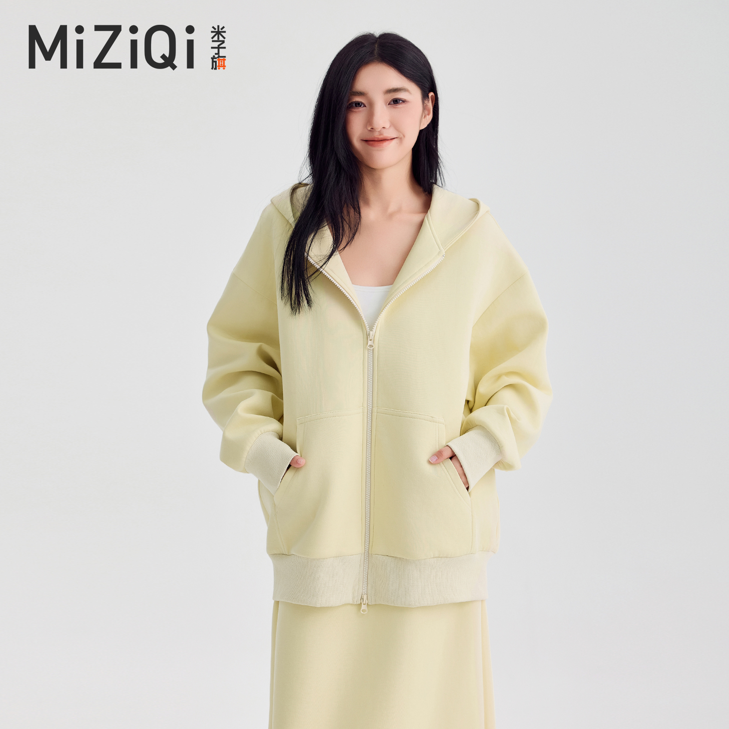 米子旗开衫外套女春季2025新款休闲百搭韩版宽松慵懒风小个子上衣