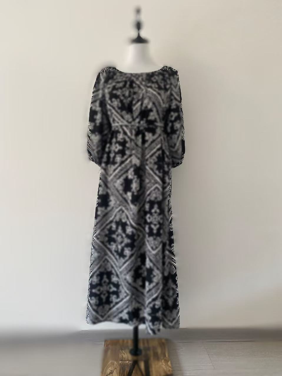 桑蚕丝衬衫连衣裙