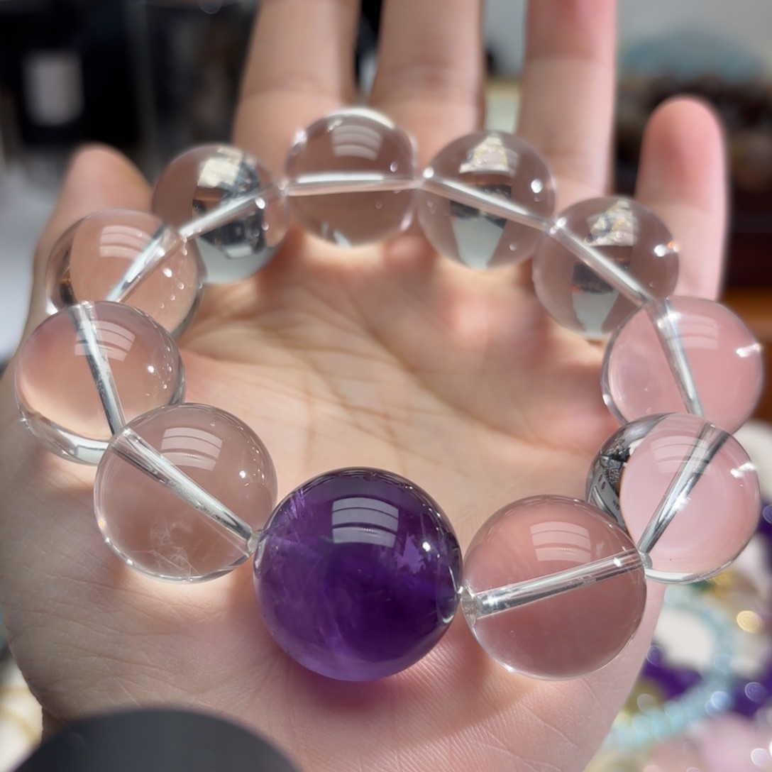 未镶嵌手链水晶手串