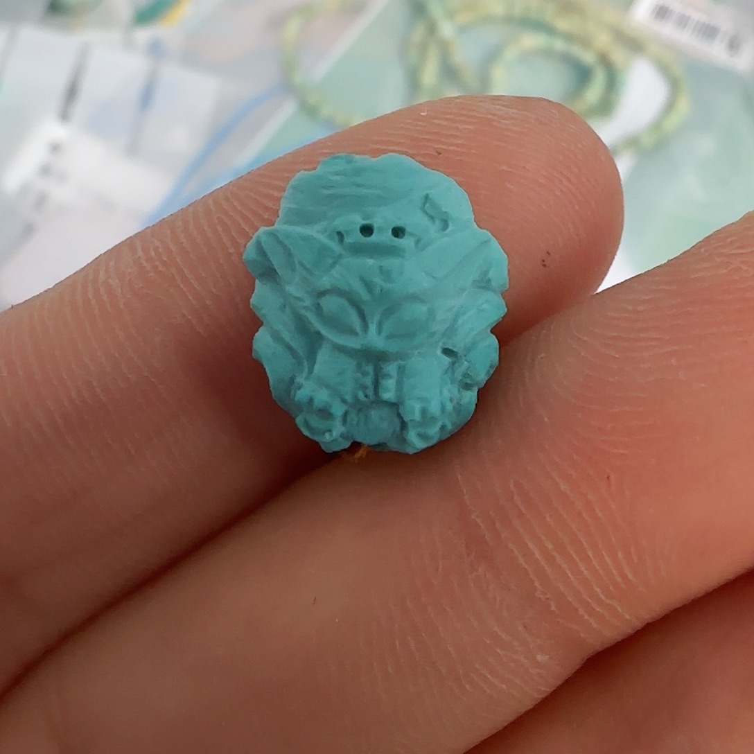 绿松石珠宝半成品未镶嵌