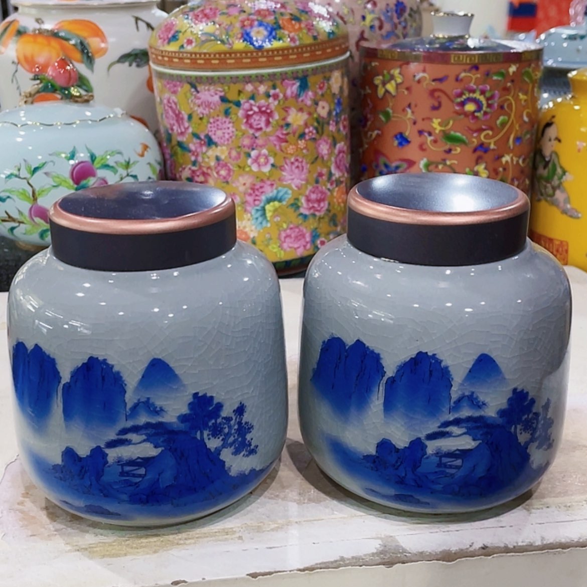 【闪购商品】罐陶瓷茶叶罐密封罐