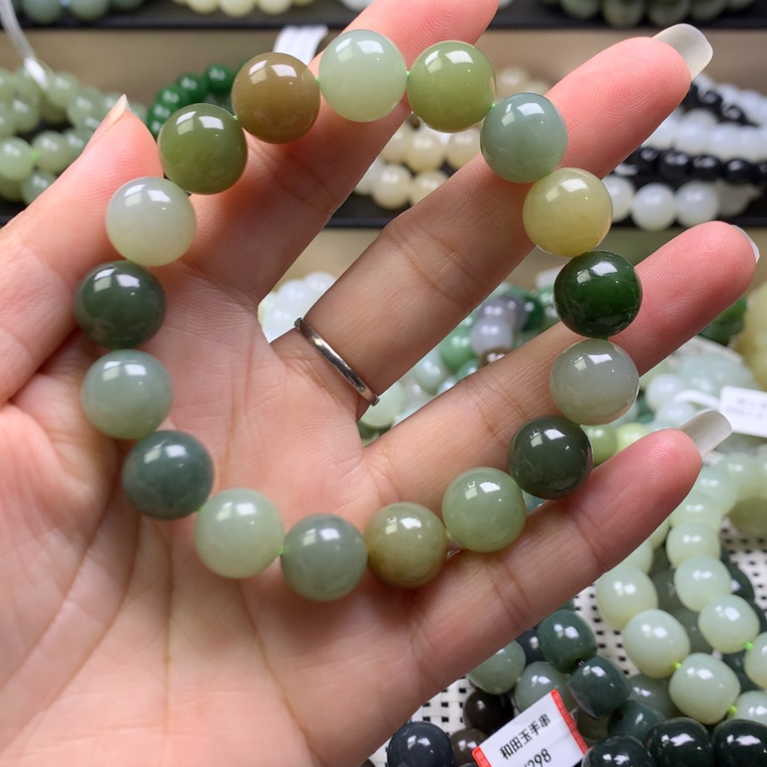 和田玉手链未镶嵌