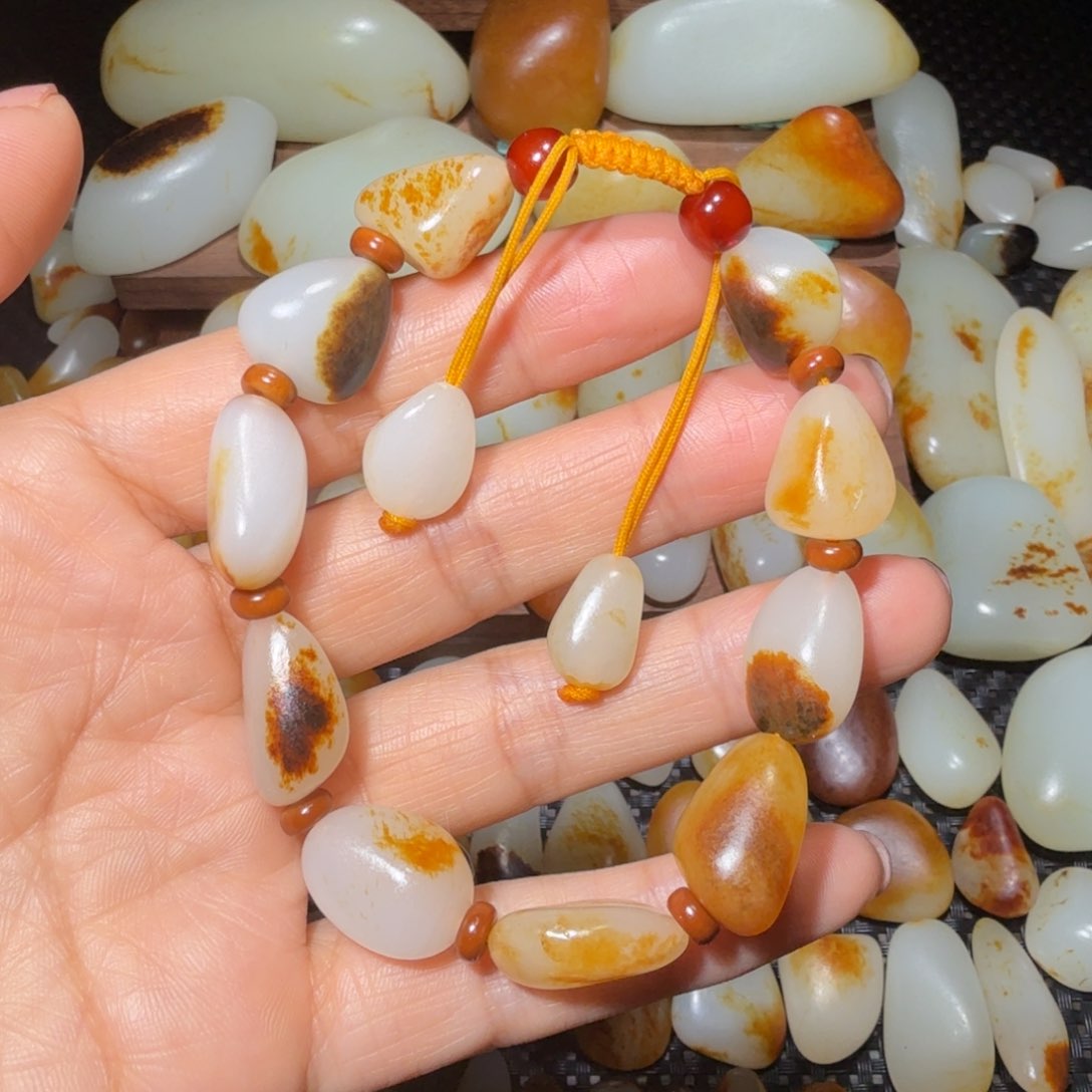 和田玉套链未镶嵌