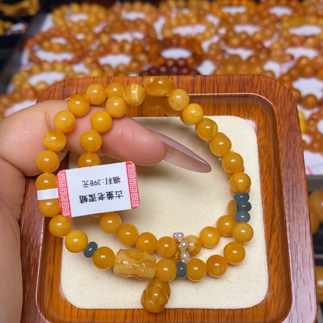 【闪购商品】蜜蜡手链未镶嵌手串