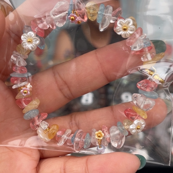 水晶手串未镶嵌多宝手链