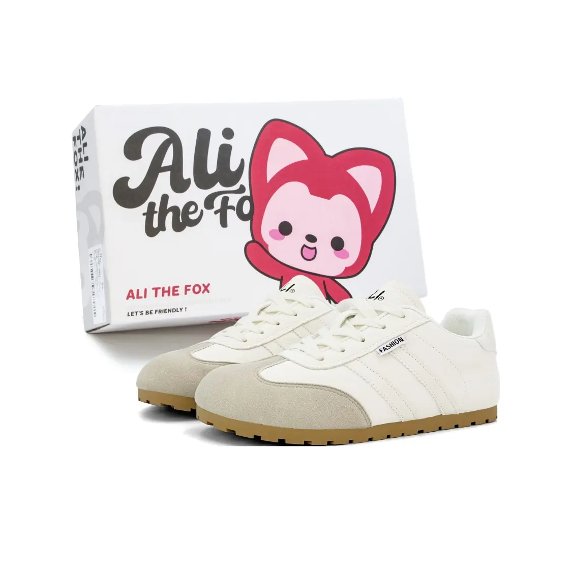 阿狸ALI THE FOX 小众设计德训阿甘鞋超纤皮早秋软底舒适时尚潮流