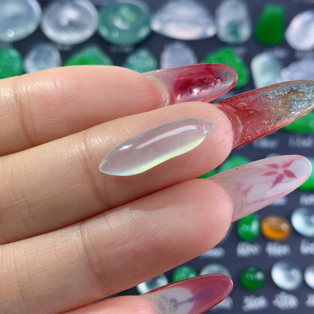 翡翠颈饰未镶嵌纯天然缅甸翡翠A货