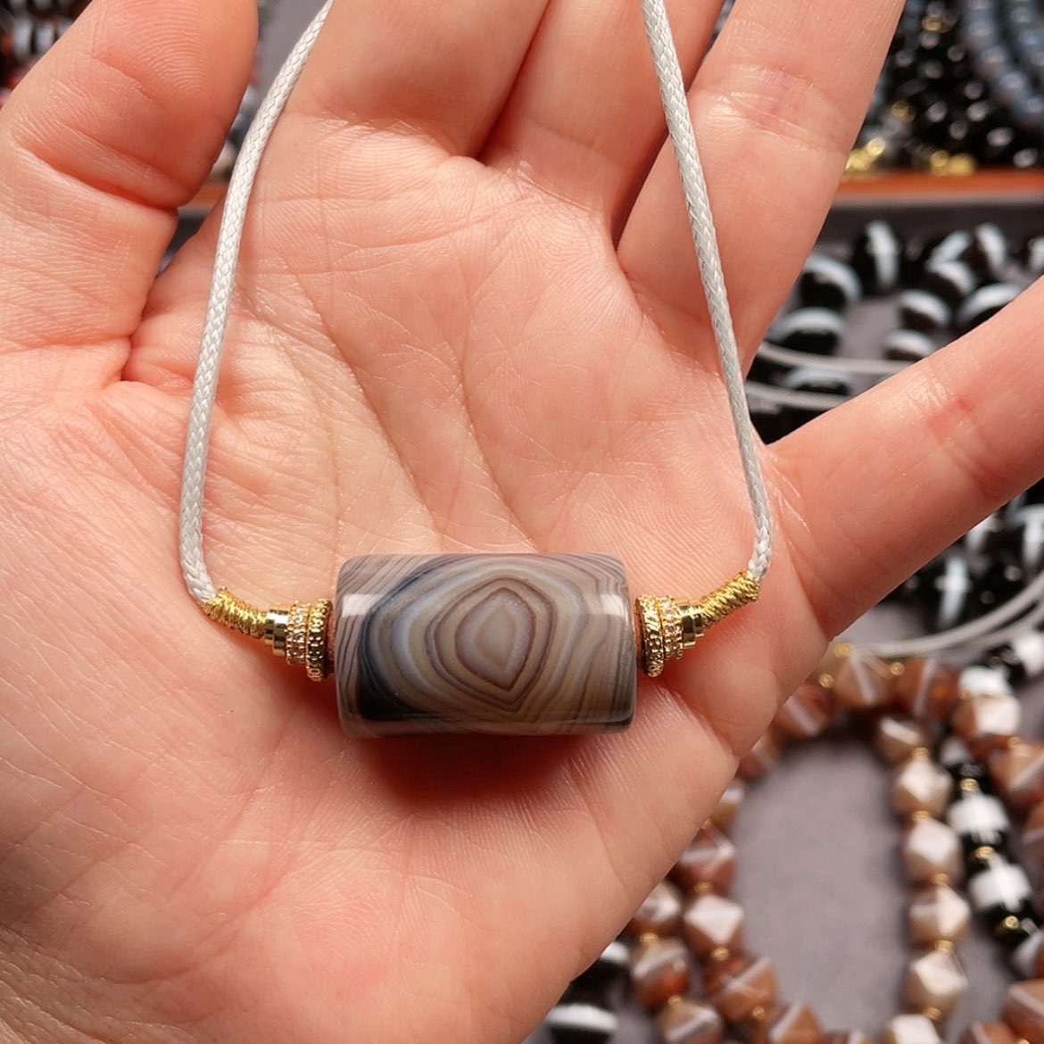 【闪购商品】合金玛瑙/玉髓珠宝半成品