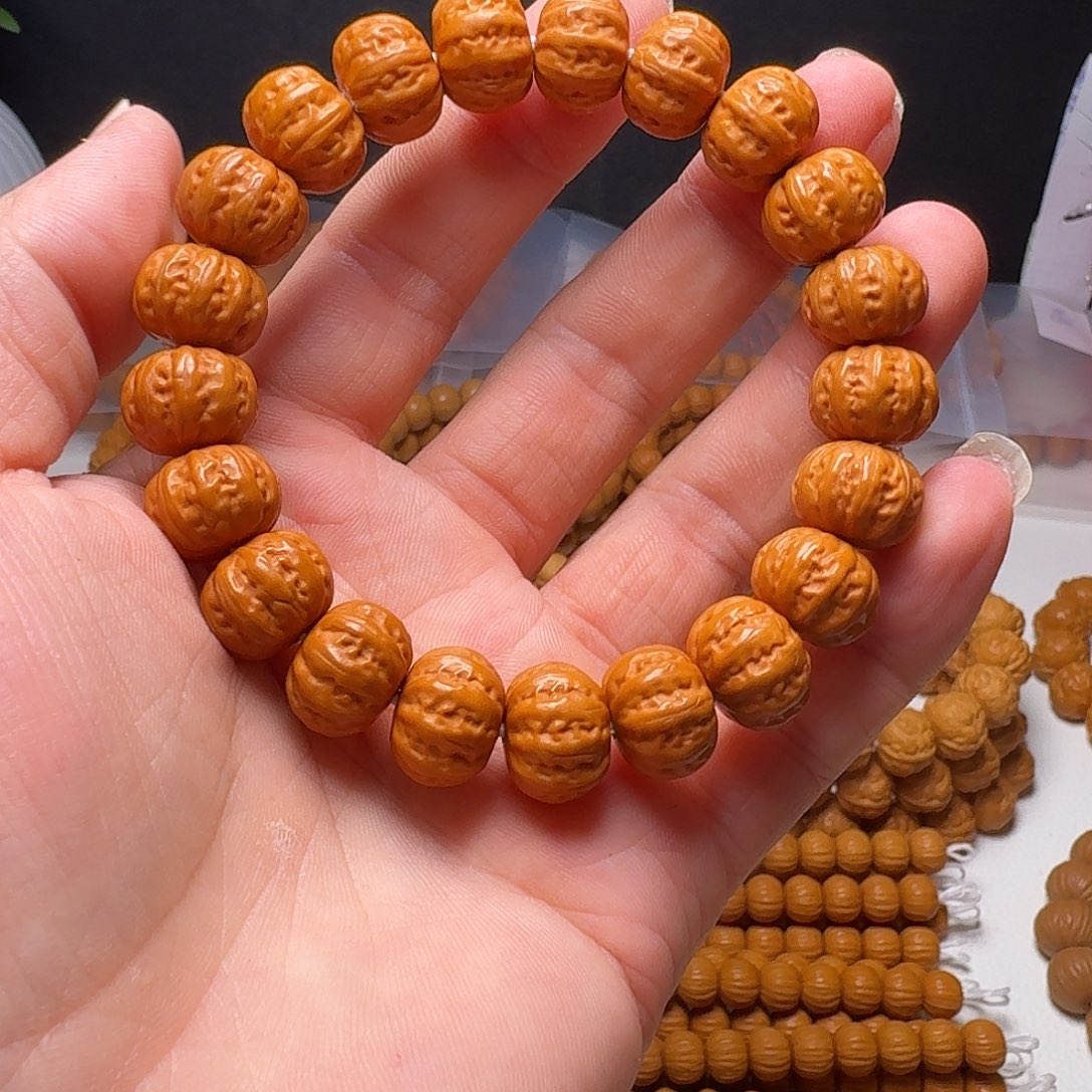 猴头核桃吊坠京八楞