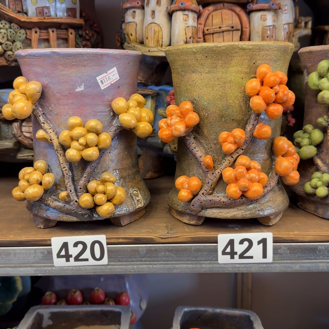 【闪购商品】陶瓷小*粗陶手捏