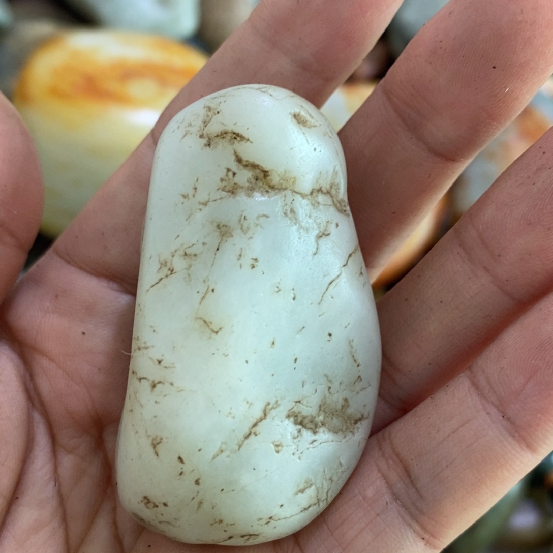 和田玉未镶嵌挂件27