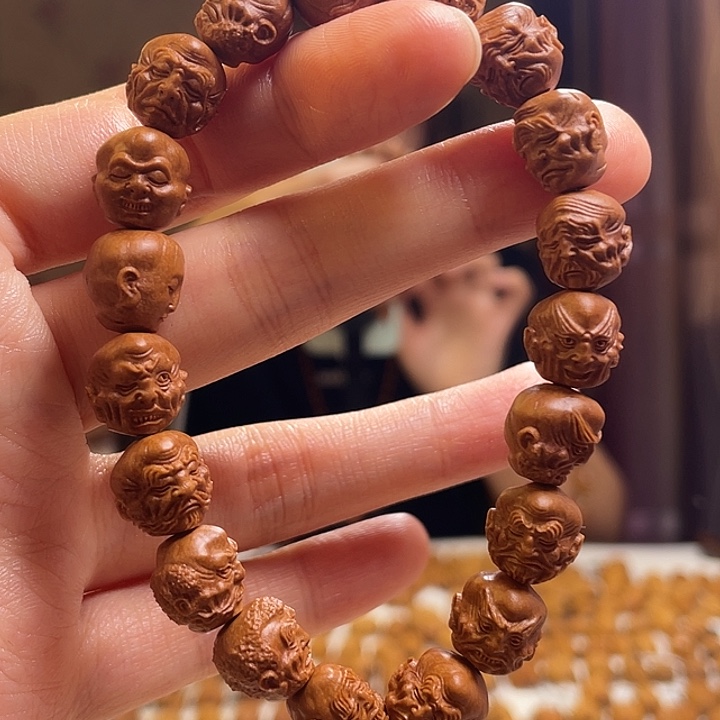 手串/手链橄榄核龙纹桃核