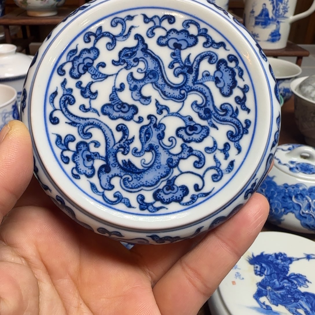 无***1陶摆件今天晚上的月亮好美哦