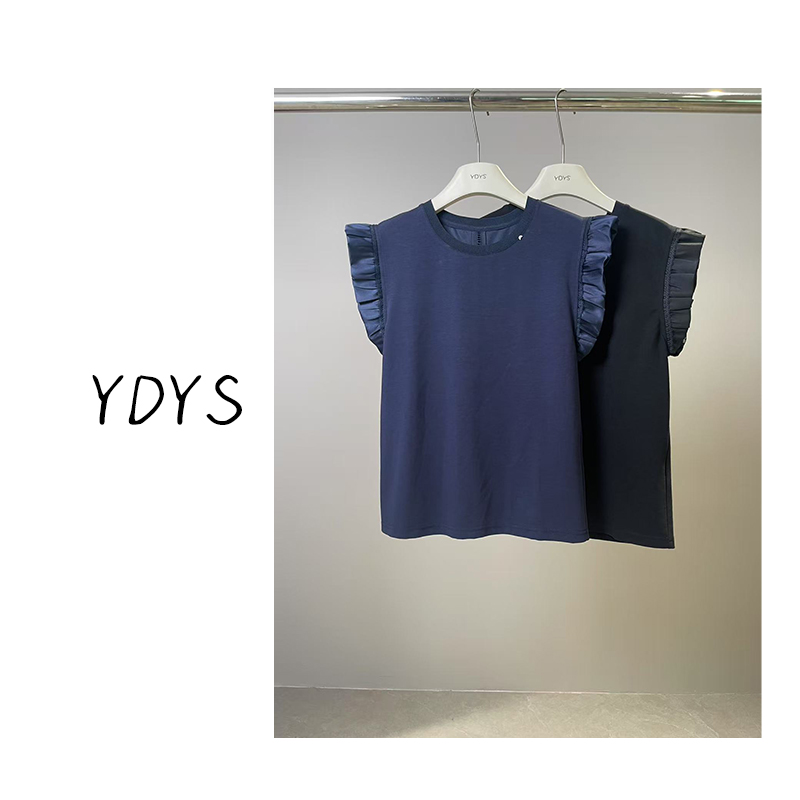 【YDYS】25K00443 2025新款时尚气质小众T恤