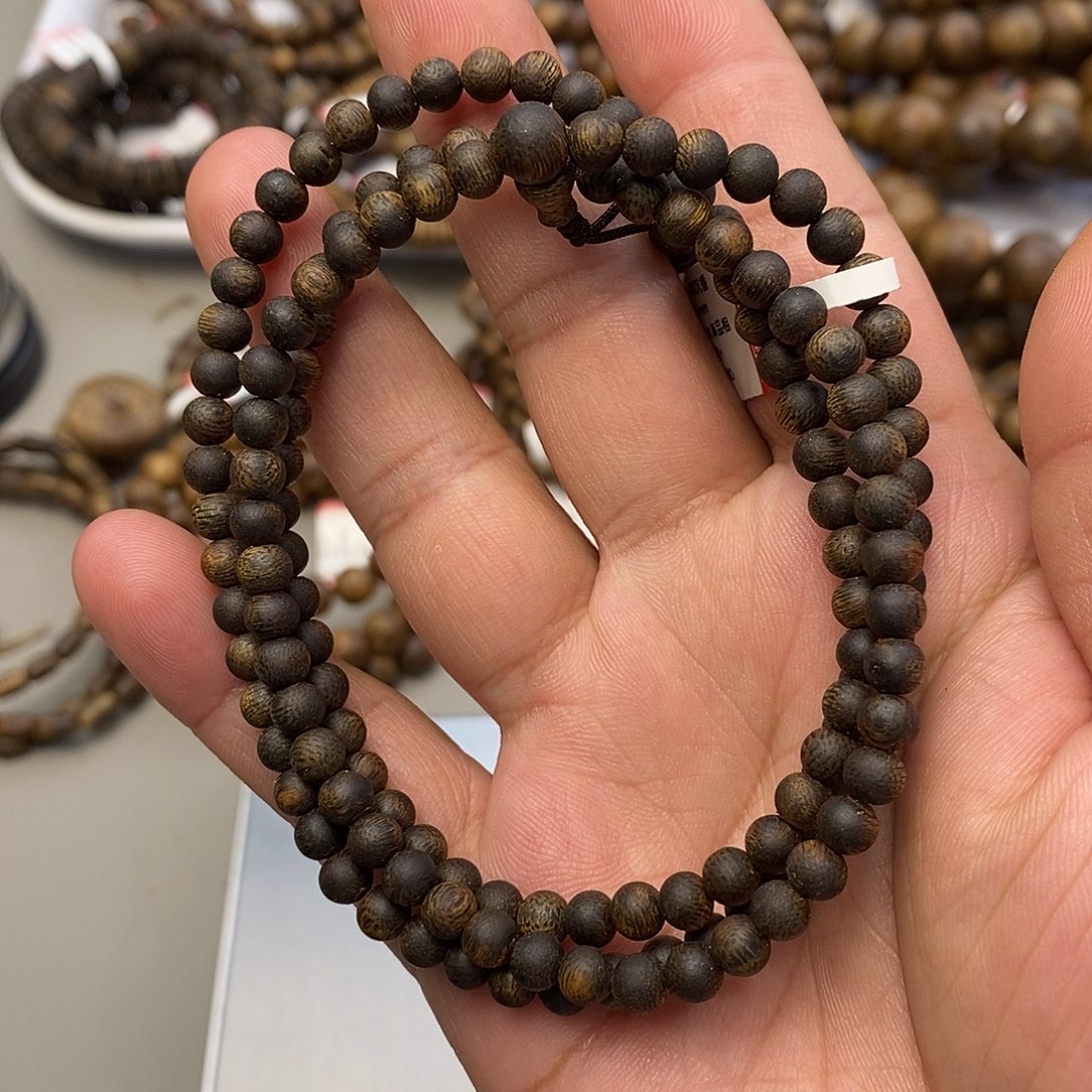 沉香手串沉水圆珠05多圈11克多样性发一
