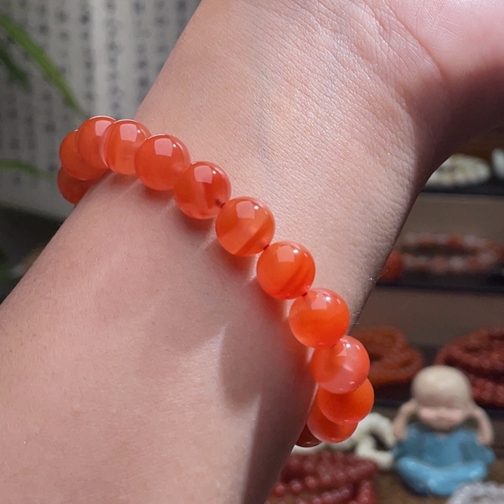 南红玛瑙樱桃红未镶嵌