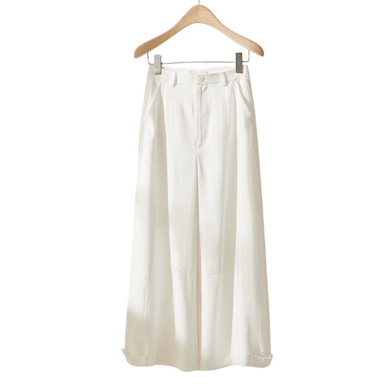 8707夏季新款窄边版直筒裤百搭显瘦