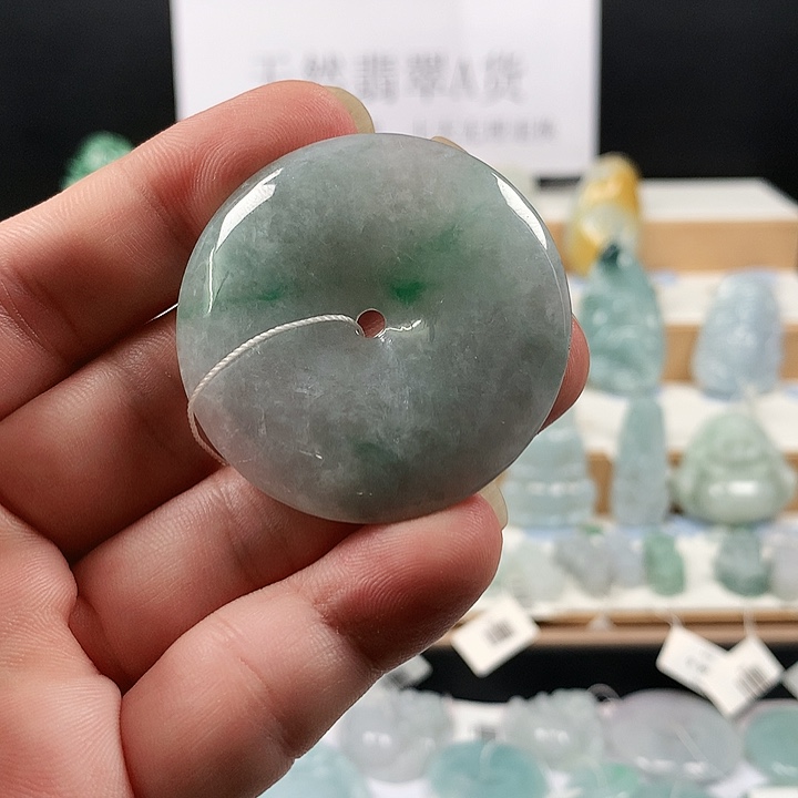 吊坠(不含链)未镶嵌翡翠15平安扣