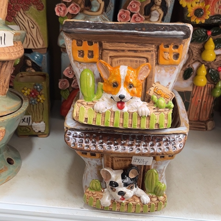 粗陶材质多肉花盆