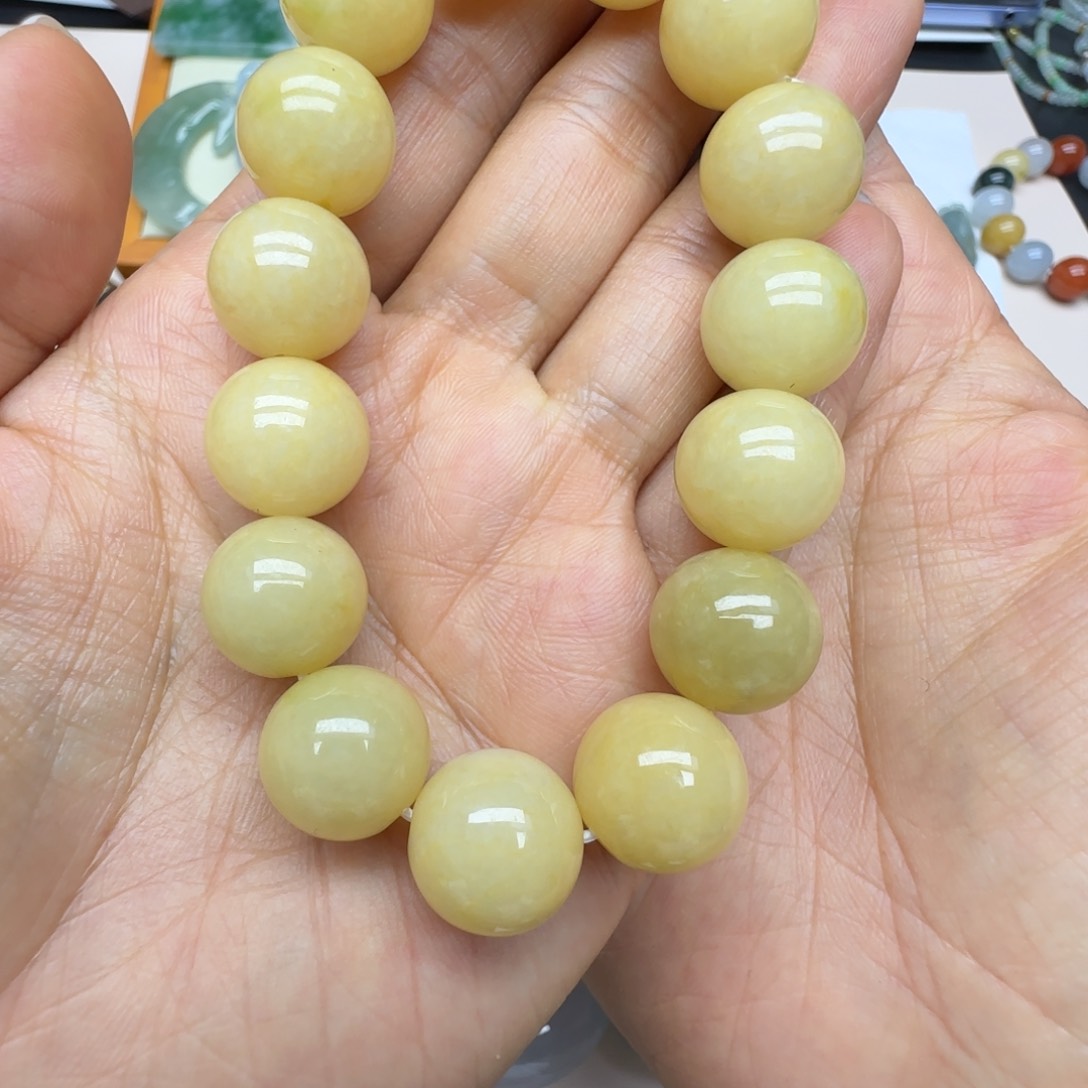 未镶嵌手链翡翠手串