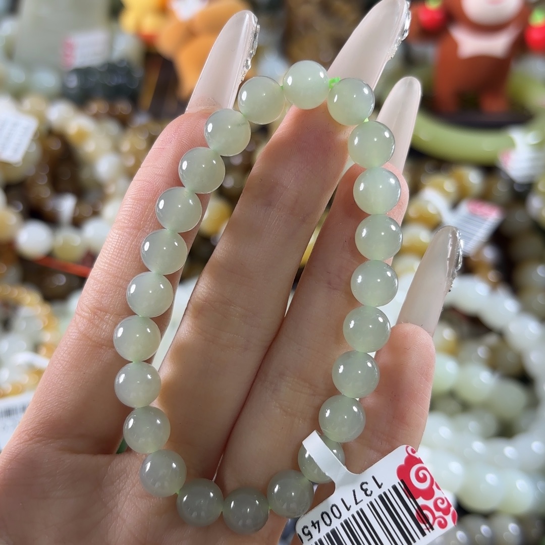 和田玉未镶嵌手链125