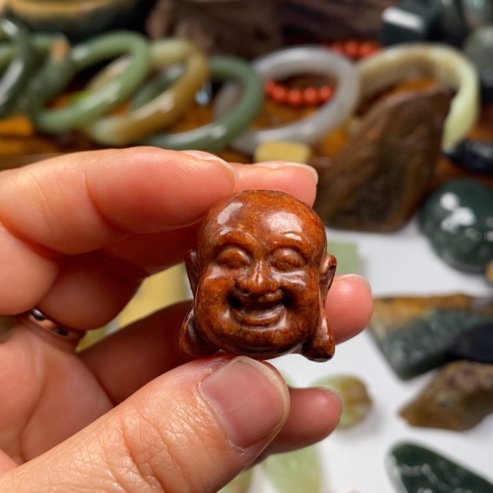 岫岩河磨玉（透闪石质玉）未镶嵌手链