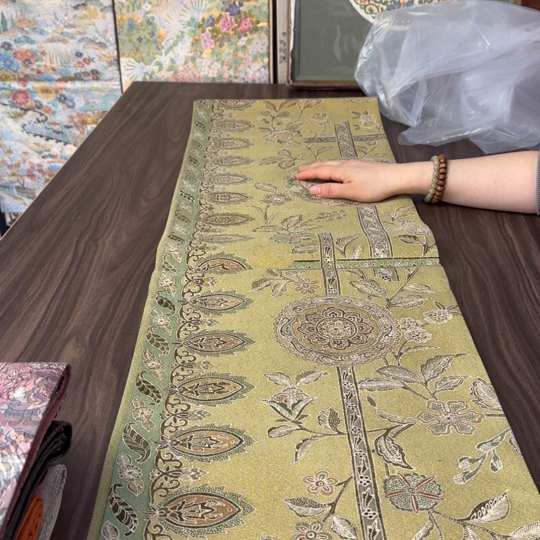 织绣  唐锦西阵织带带