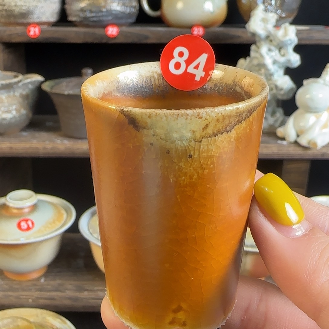 文枫堂纯手工柴烧杯子