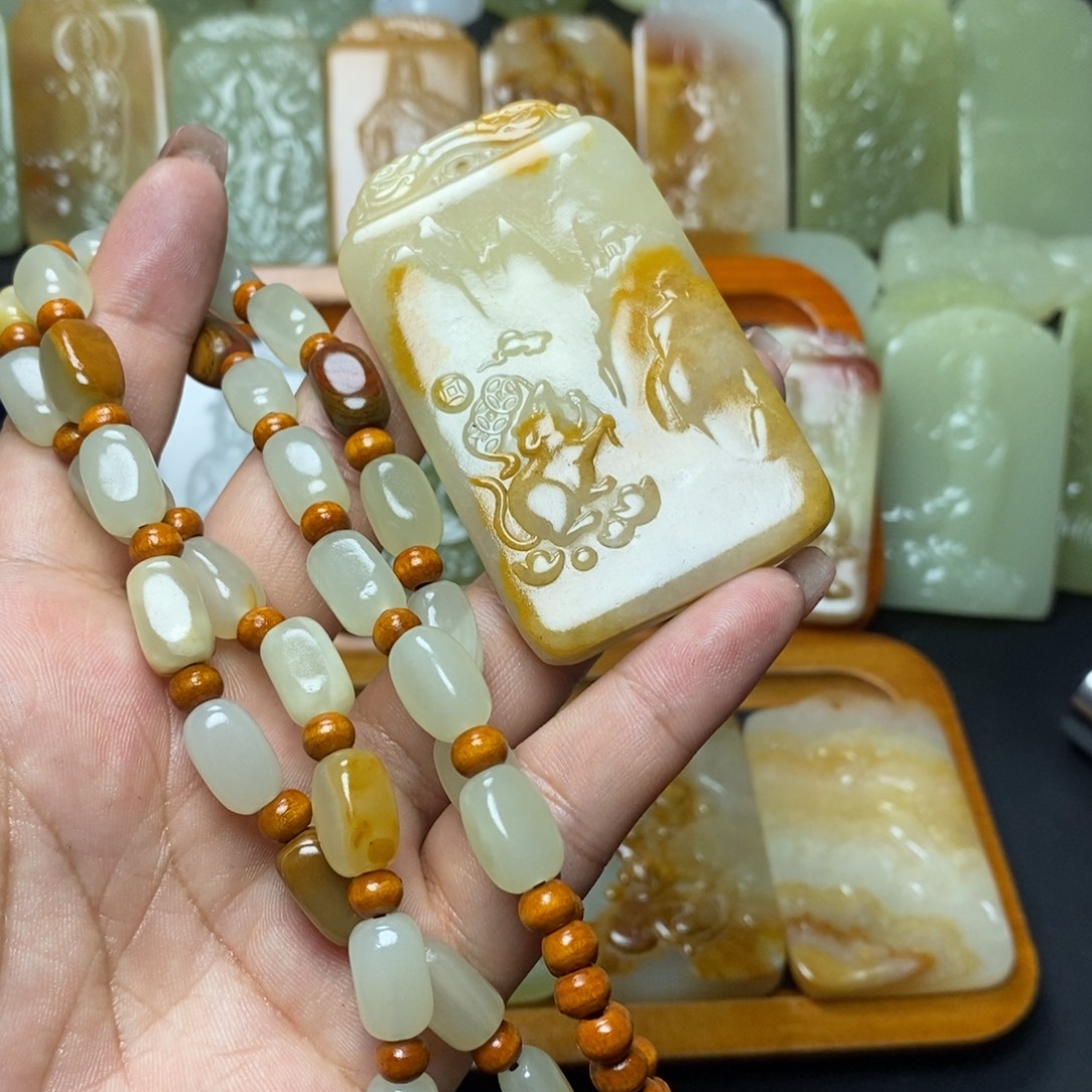 不***着昆仑山料方解石玉