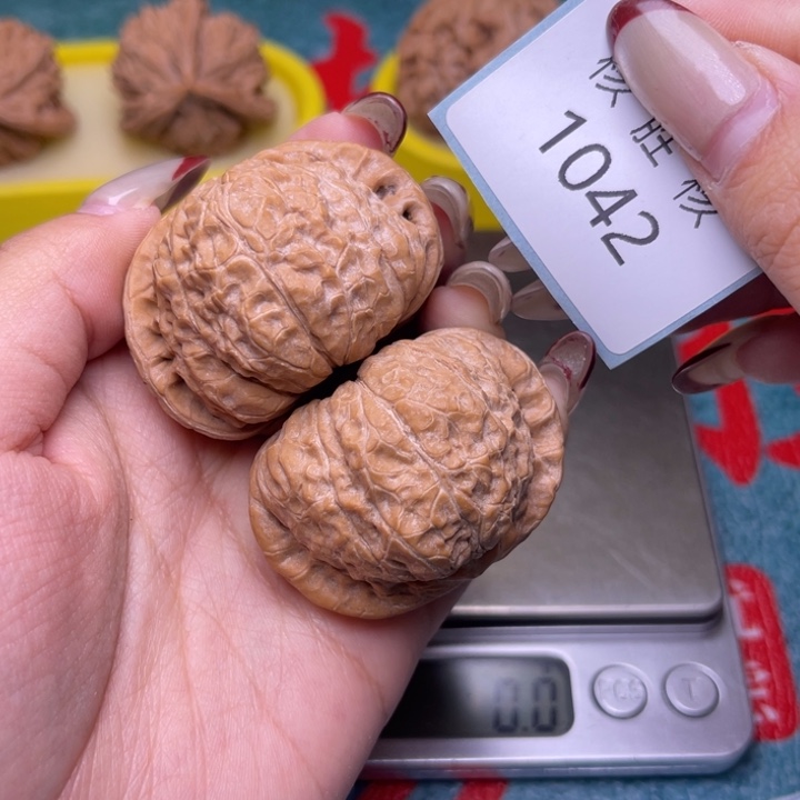 把件文玩核桃南瓜墩44.1042