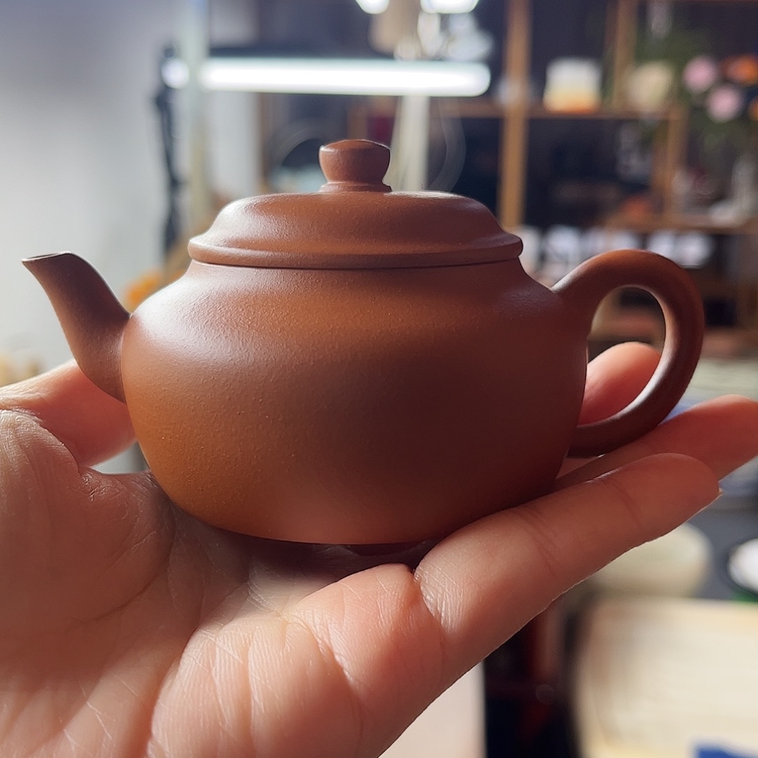 诠***然紫砂茶壶半手工慕古小德中