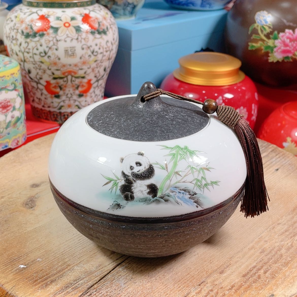 【闪购商品】罐陶瓷茶叶罐密封罐