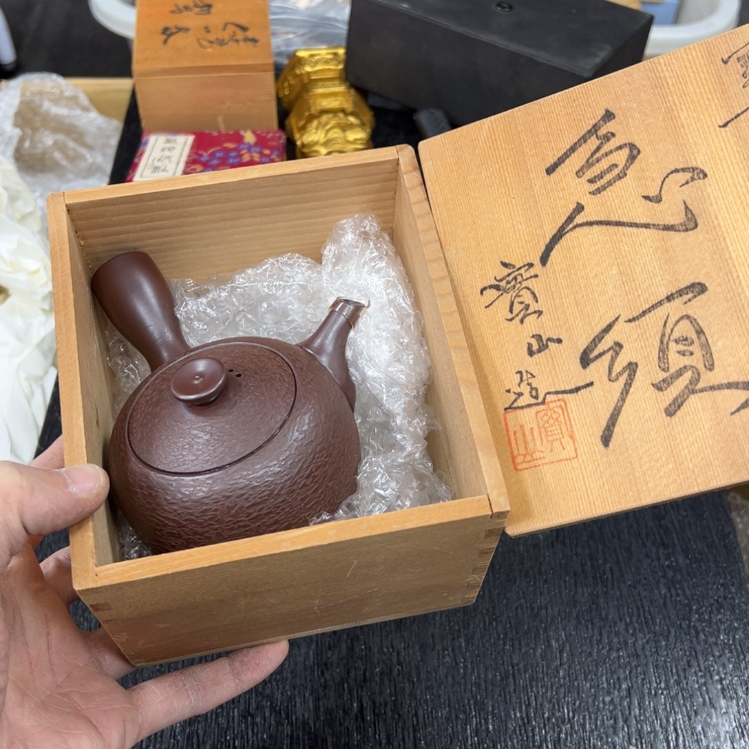 陶瓷日本中古工艺品摆件