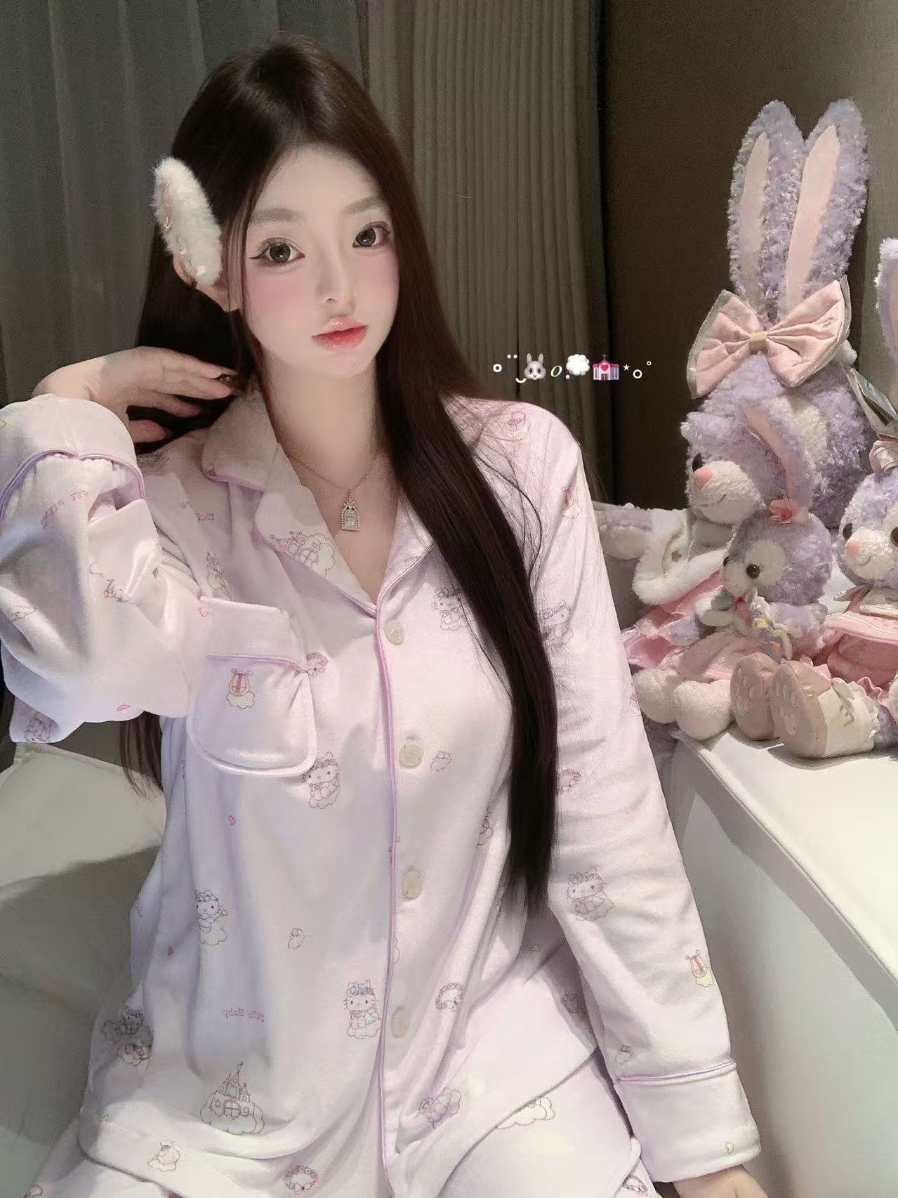 【温柔KT】2025新款海岛绒睡衣女气质小众高级感轻奢保暖家居服
