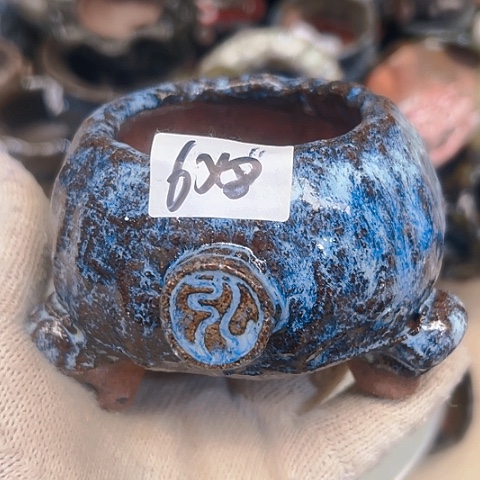 粗陶花盆手工花盆制作